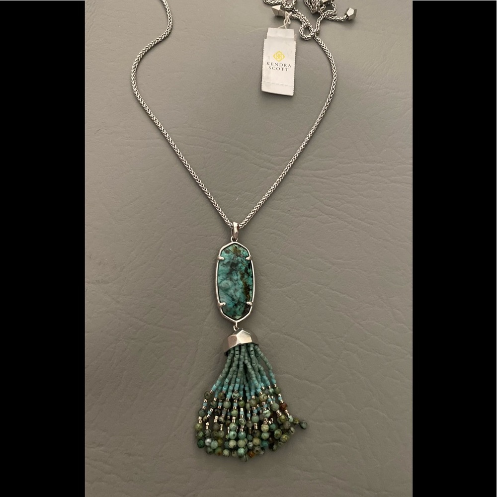 New Kendra Scott Eva African turquoise necklace - Picture 6 of 6